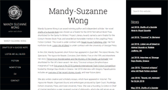 Desktop Screenshot of mandysuzannewong.com